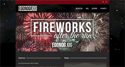 Desktop Screenshot of eggnogjog5k.com